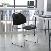 National Public Seating 9300 Series Deluxe Fabric Banquet Chairs, Midnight Blue/Silvervein, Pack Of 2 Chairs 4