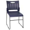 Flash Furniture HERCULES Series Church Chair With Book Rack, Dark Gray/Silver Vein 4
