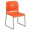 Eurostyle Dirk Faux Leather Low-Back Commercial Office Chair, Chrome/Blue 4