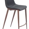 Lorell® Executive Ergonomic Fabric Mid-Back Task Chair, Black 4