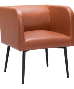 Zuo Horbat Dining Accent Chair, Brown