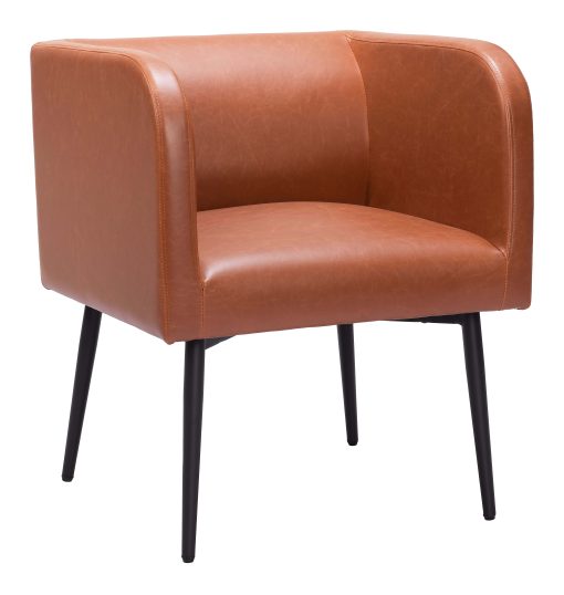 Zuo Horbat Dining Accent Chair, Brown