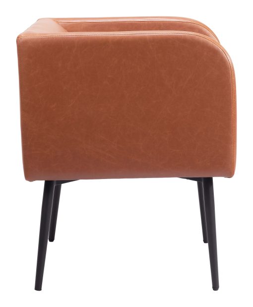 Zuo Horbat Dining Accent Chair, Brown - Image 2