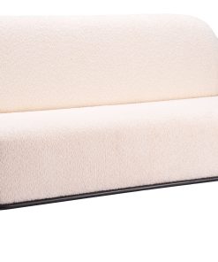 Zuo Arendal Polyester Sofa, 30-3/4”H x 24-7/16”W x 28-3/4”D, Vanilla
