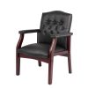 Serta® SitTrue™ Ridgefield Ergonomic Mesh/Vegan Leather High-Back Task Chair, 51% Recycled, White/Black 3