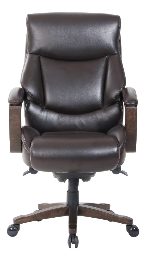 Thomasville® Edinger Ergonomic Bonded Leather Big & Tall High-Back Chair, Brown - Image 2