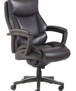 Thomasville® Edinger Ergonomic Bonded Leather Big & Tall High-Back Chair, Brown