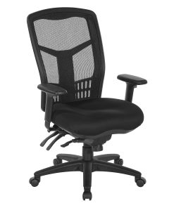 Office Star™ ProGrid Fabric High-Back Adjustable Chair, Black