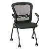 Lorell® Ergonomic Mesh Chair Headrest, Black 4