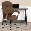 Eurostyle Alby Velvet Office Chair, Black/Gray 4