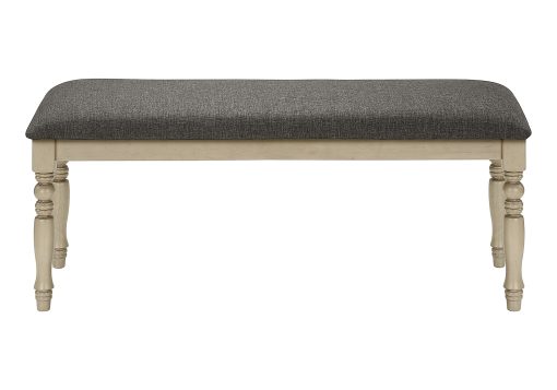 Monarch Specialties Avis Bench, 20-1/4”H x 47-1/2”L x 16”D, Gray - Image 2