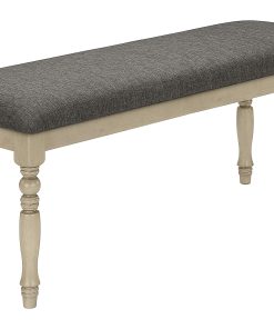 Monarch Specialties Avis Bench, 20-1/4”H x 47-1/2”L x 16”D, Gray