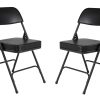 Glamour Home Bell Boucle Fabric Accent Chairs, White/Black, Set Of 2 Chairs 3