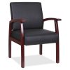 Flash Furniture Comfortable Stackable Steel Side Chair With Arms, Black 4
