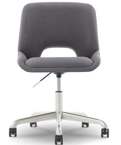 Elle Décor Laissy Low-Back Task Chair, Gray 2