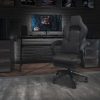 Office Star™ Deluxe Mesh-Back Drafting Chair With Foot Ring, Black 4