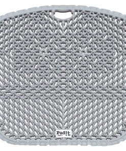 GelPro Pad-It EVA Foam 3-D Seat Cushion, 17-1/2", Gray