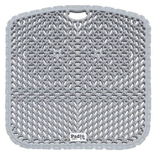 GelPro Pad-It EVA Foam 3-D Seat Cushion, 17-1/2", Gray