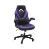 Office Star™ Avenue Six Vista Task Chair, Vinyl, Black/Silver 3