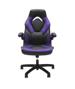 Respawn Racing Style Ergonomic Bonded Leather Computer Gaming Chair, Purple 2