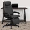 Serta Comfort Ergonomic Bonded Leather Mid-Back Executive Office Chair, Brown 4
