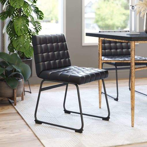 Zuo Pago Dining Accent Chairs, Black, Set Of 2 Chairs - Image 2
