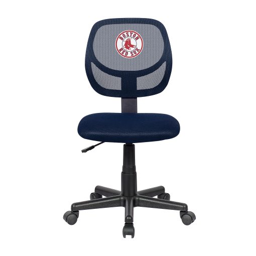 Imperial MLB Mesh Mid-Back Armless Task Chair, Boston Red Sox