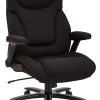 Flash Furniture LeatherSoft™ Faux Leather Mid-Back Multifunction Ergonomic Swivel Task Chair, Black 4
