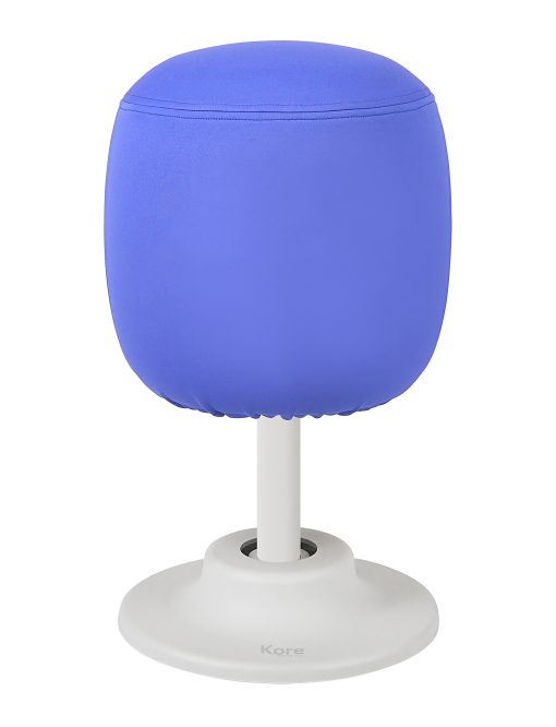 Kore Design™ Kids Adjustable Pivot Stool, Blue/White, KDAP2524WH