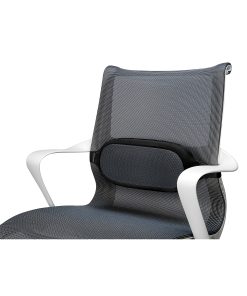 Fellowes® I-Spire Series Lumbar Cushion, 2 9/16″ x 13 3/8″ x 6 1/6″, Black/Gray 2