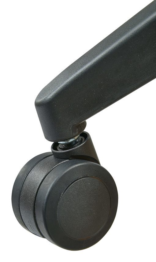 Office Star™ Space Seating Soft Wheel Casters, Black - Image 2
