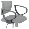 Flash Furniture Mid-Back Mesh Side Reception Chair, Black/Black 4