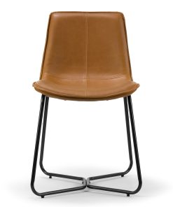 Glamour Home Amery Dining Chairs, Cappuccino, Set Of 2 Chairs 2