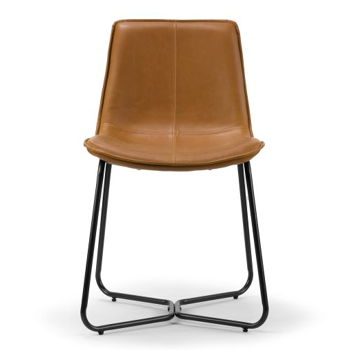 Glamour Home Amery Dining Chairs, Cappuccino, Set Of 2 Chairs - Image 2
