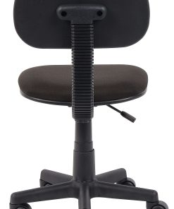 Boss Office Products Steno Fabric/Plastic Low-Back Task Chair, Black 2