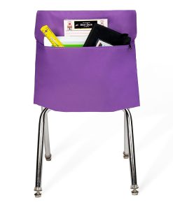 Victor Seat Sack® Chair Cover Classroom Pack, 19" x 1/2", Purple, Pack Of 25 Covers