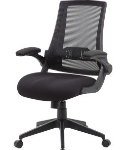 Boss Office Products Adjustable Mesh Task Chair, Black