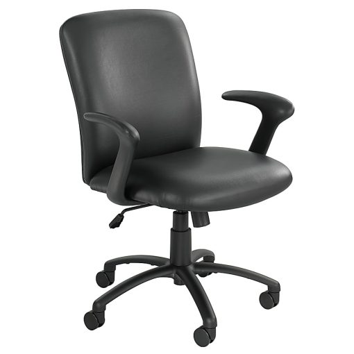 Safco® Uber Big & Tall 24-Hour Ergonomic High-Back Chair, Black Frame, Black Vinyl, Option Arms Sold Separately - Image 2