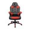Flash Furniture Cozy Mid-Back Adjustable Bar Stool, Gray/Black 3