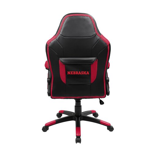 Imperial NCAA Faux Leather Oversized Computer Gaming Chair, University Of Nebraska - Image 2