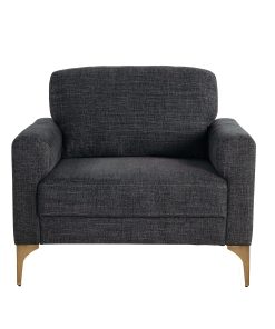 Lifestyle Solutions Mesquite Fabric Guest Chair, Black 2