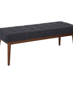 Ave Six West Park Bench, Navy/Coffee 2