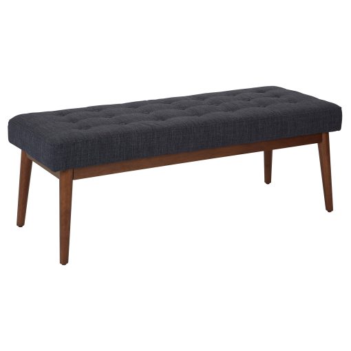 Ave Six West Park Bench, Navy/Coffee - Image 2