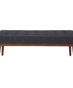 Ave Six West Park Bench, Navy/Coffee
