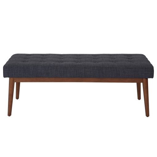 Ave Six West Park Bench, Navy/Coffee