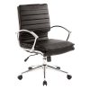 KFI Studios KOOL Stacking Chair, Navy/Silver 4