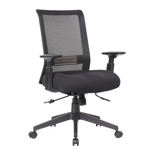 Boss Office Products Ergonomic Mesh High-Back Task Chair, Black