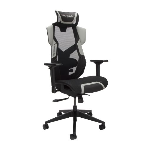 RESPAWN FLEXX Mesh Gaming Chair With Lumbar Support, Gray, RSPPRMB03GRY