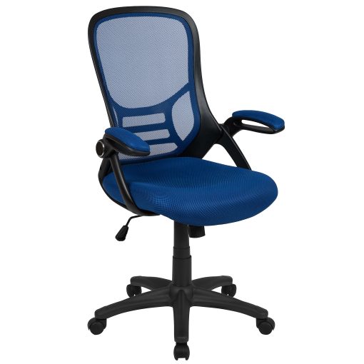 Flash Furniture Porter Ergonomic Mesh High-Back Office Chair, Blue - Image 2