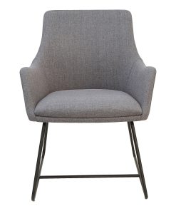 Lorell® Guest Chair, Gray/Black 2